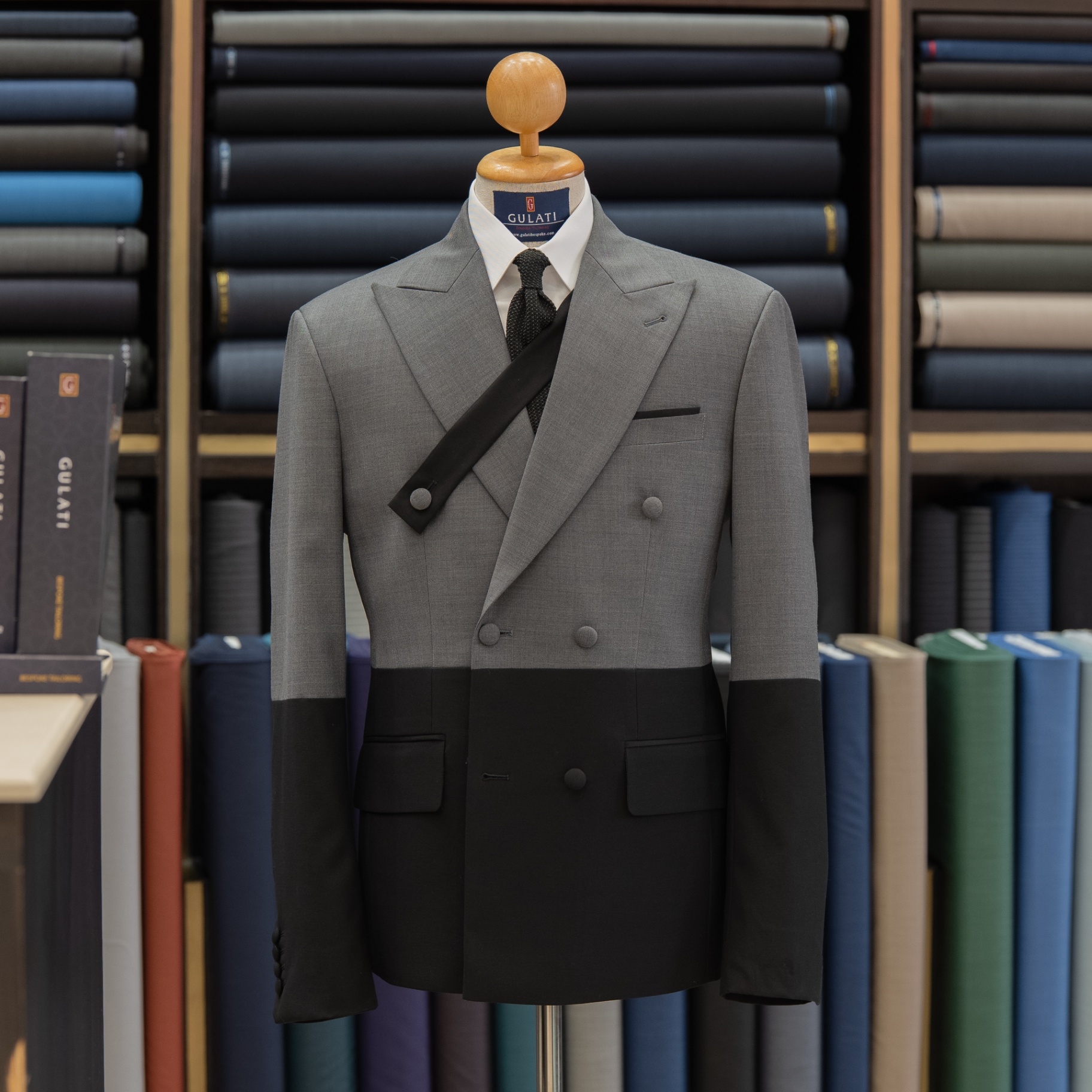 Garment tailored from Thomas Mason cloth