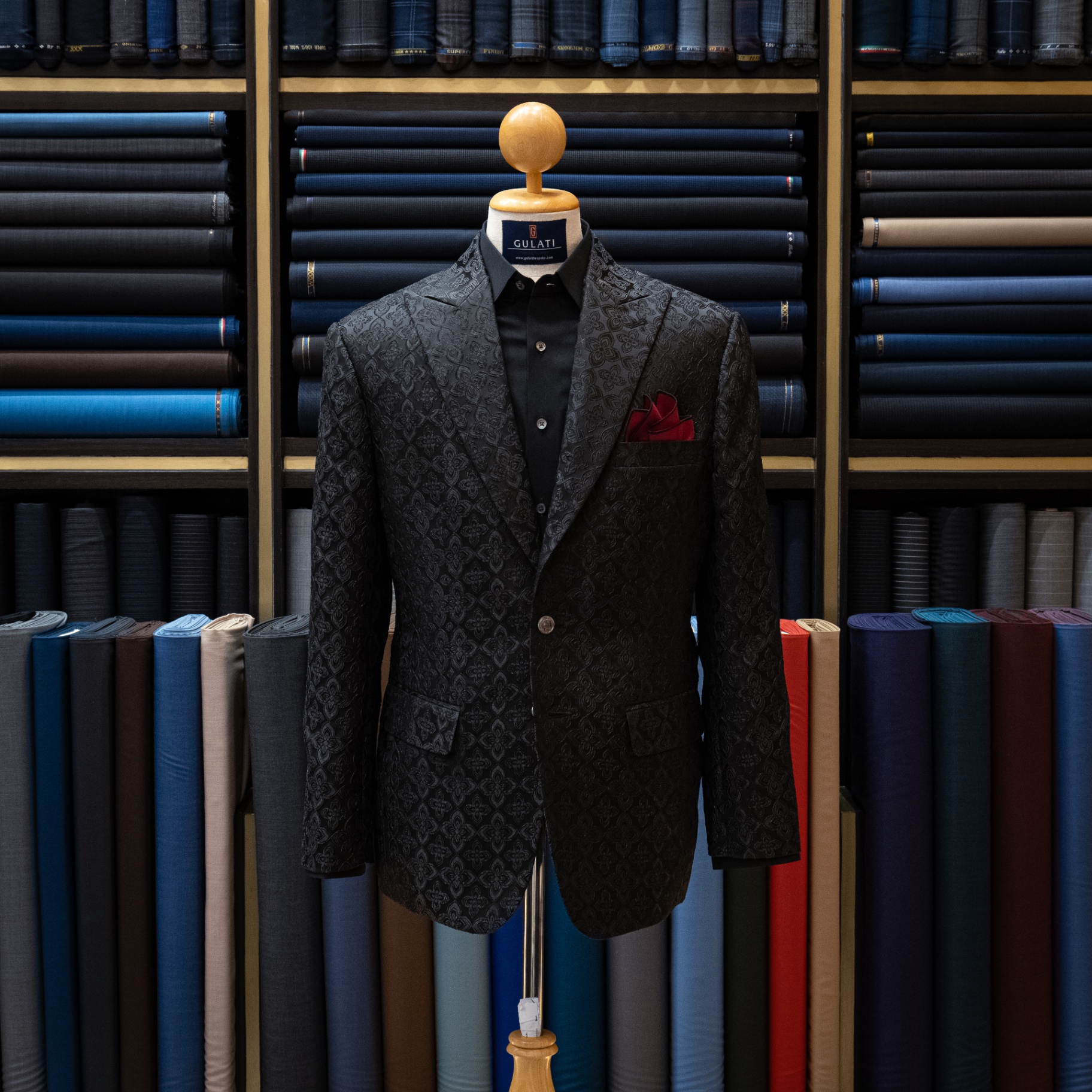 Garment tailored from Ermenegildo Zegna cloth