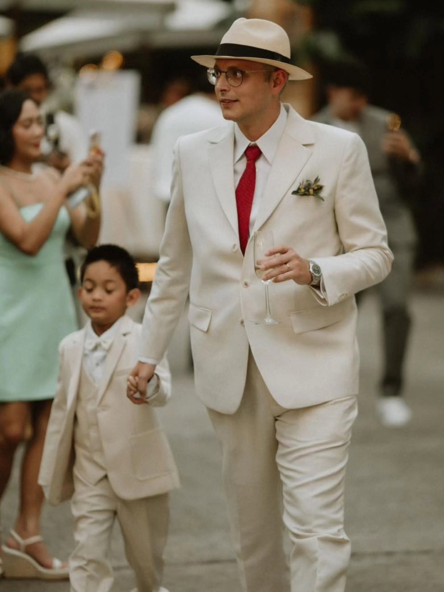 Garment tailored from Vitale Barberis Canonico cloth
