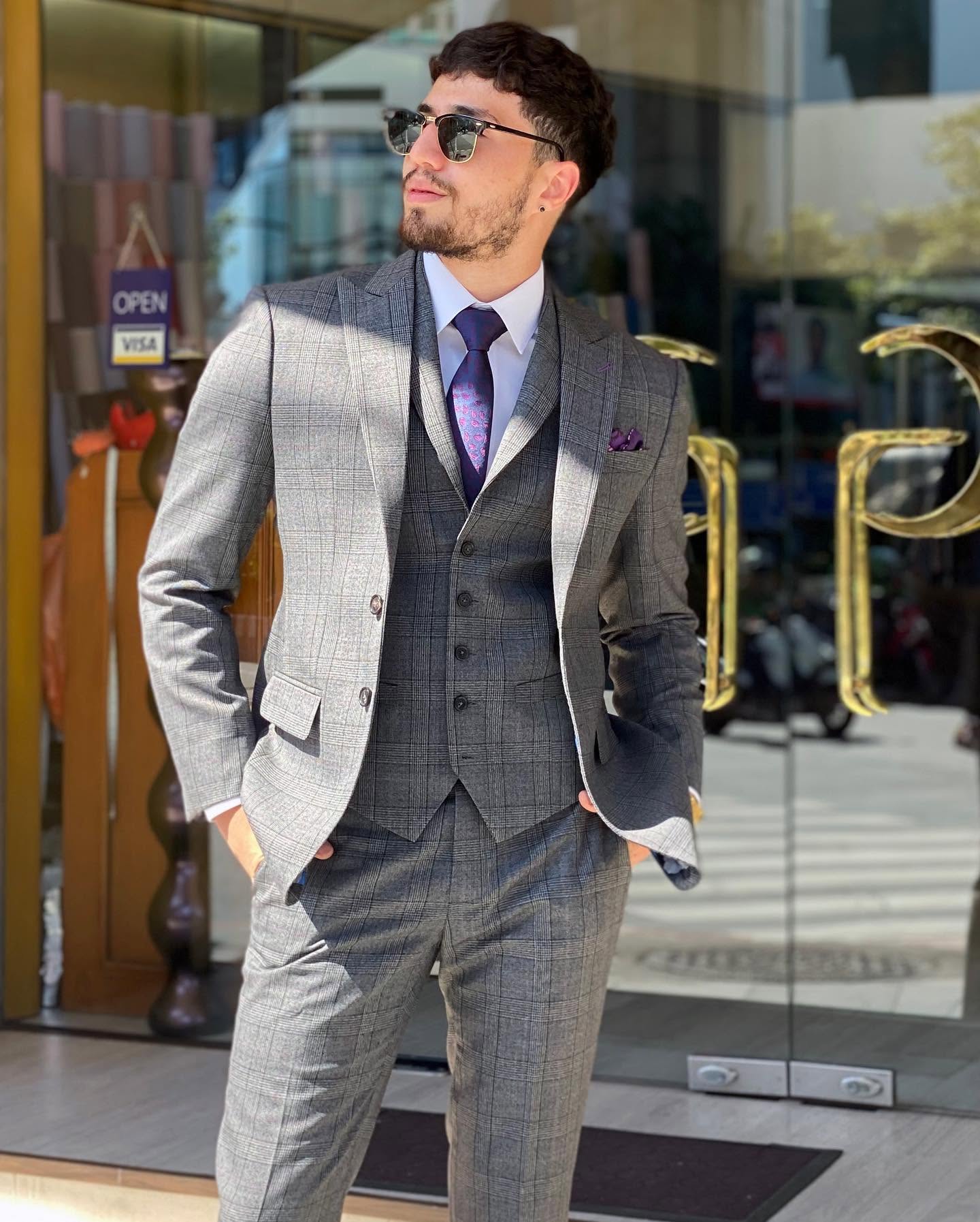 Garment tailored from Drago cloth