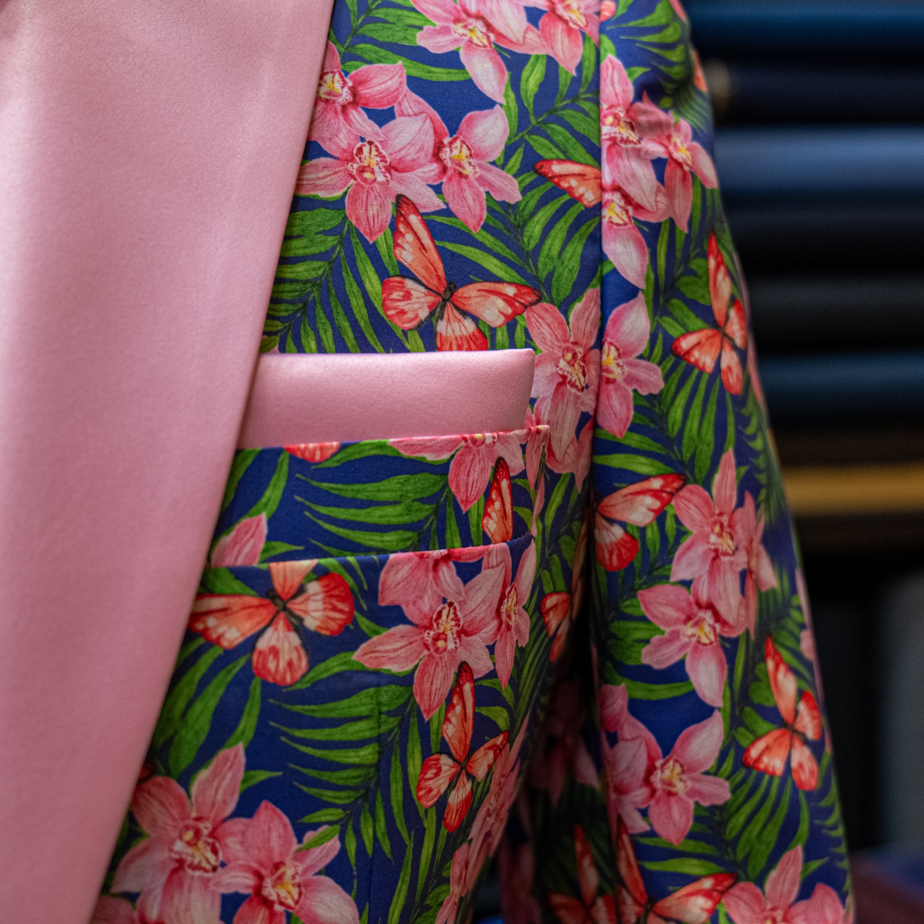 Garment tailored from Huddersfield Fine Worsteds cloth